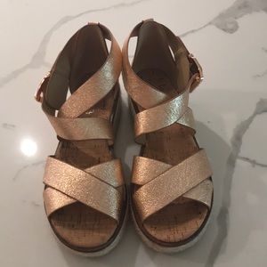 Rose Gold Espadrilles